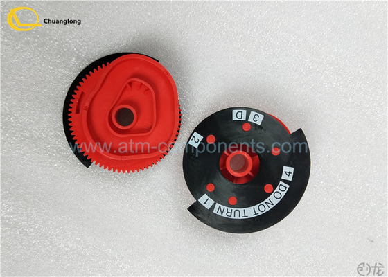 Durable Red / Black Atm Gear , 445 - 0591578 NCR Gear Cluster Drive Assembly