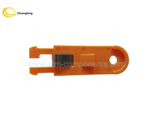 0090023328 009-0023328 ATM Machine Parts NCR Self Serv Slide Snap Latch Orange