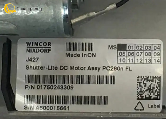 ATM Machine Wincor Shutter Lite DC Motor Assy PC280N FL 1750243309 01750243309