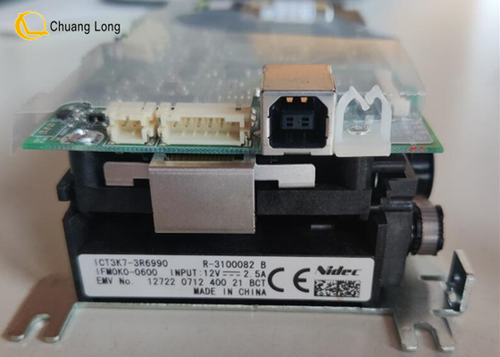 ATM Parts CUSTOM Motorized Hybrid Card Reader ICT3K7-3R6990