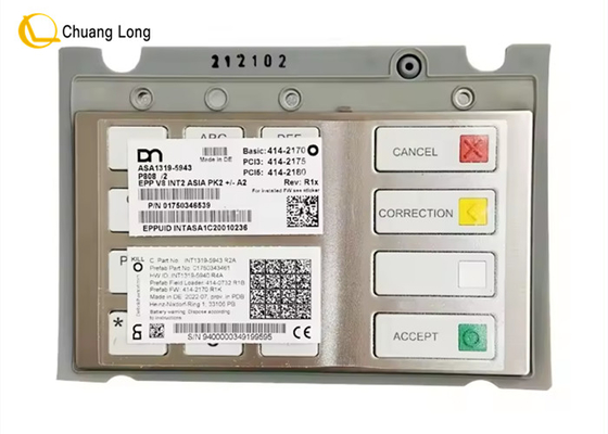 ATM Parts Diebold Nixdorf DN200 DN450 DN470 DN490 EPP V8 INT ASIA PK2+ -A2 Keypad Keyboard 01750346539 1750346539