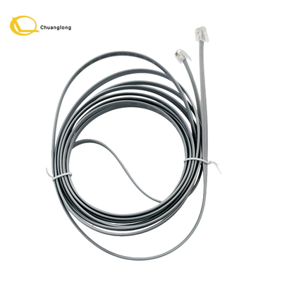 NCR ATM Machine Parts Cable 12-ft 4M RJ11 To RJ11 Shuter Cable 0090023178