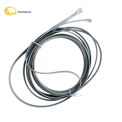NCR ATM Machine Parts Cable 12-ft 4M RJ11 To RJ11 Shuter Cable 0090023178