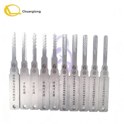 Master Grand® 10-Piece Lock Opening Tool Set for Chinese C-Level Safes Emergency Locks Vehicle and Traffic Locks