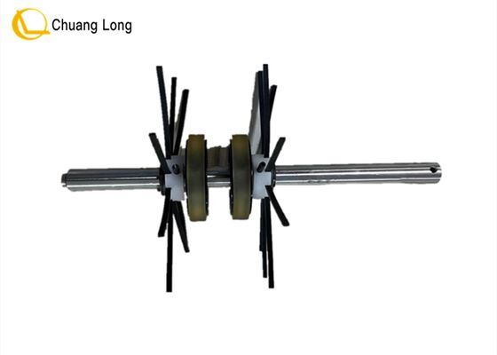 ATM Machine Parts Fujitsu F56 Presenter Transport Shaft Rear Base Cash Roller Assy