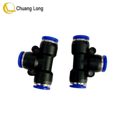 NCR ATM CRM Part Connector Equal Tee Branch Tee Connector Push Connect Fitting Assy 009-0007844 90007844 009-0007822 0090007822