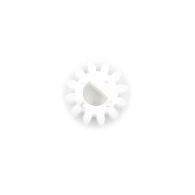 Hitachi 2845V RB D Type 12 Tooth Gear White Plastic ATM Machine Parts