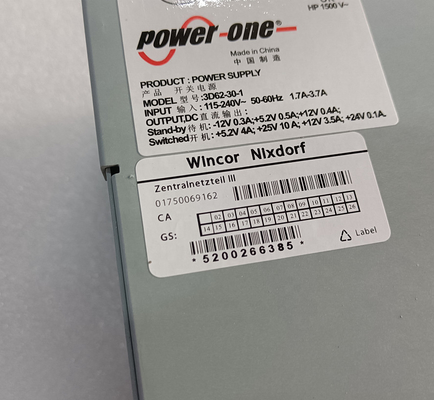 01750069162 Wincor Cineo Procash ATM Zentralnetztell III Power Supply 24v PC280 1750069162