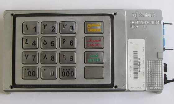 445-0661848 NCR Personas 58xx EPP KEYBOARD 4450661848 NCR Selfserv ATM Pinpad