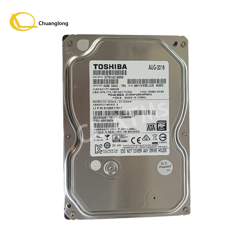 ATM Kiosk Parts For Toshiba DT01ABA100V 1TB SATA 3.5 Hard Drive Low Power Hard Drive PC