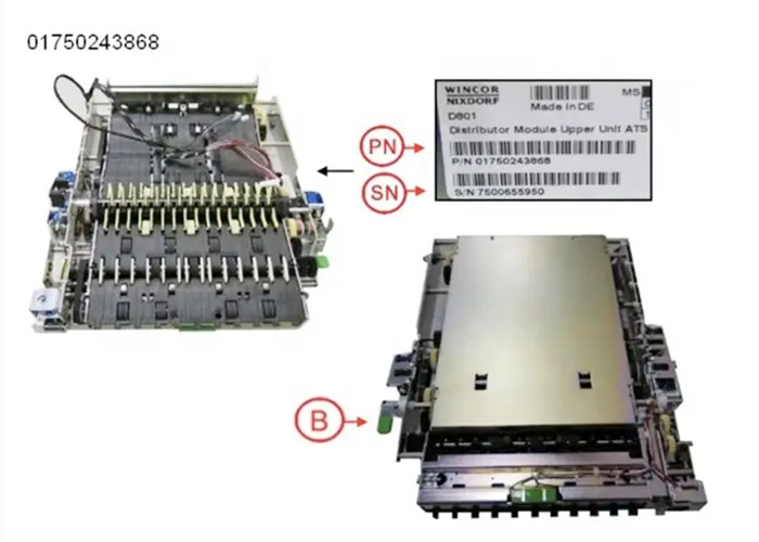 ATM Machine Parts Wincor Distributor Module Upper Unit ATS 01750243868 1750243868