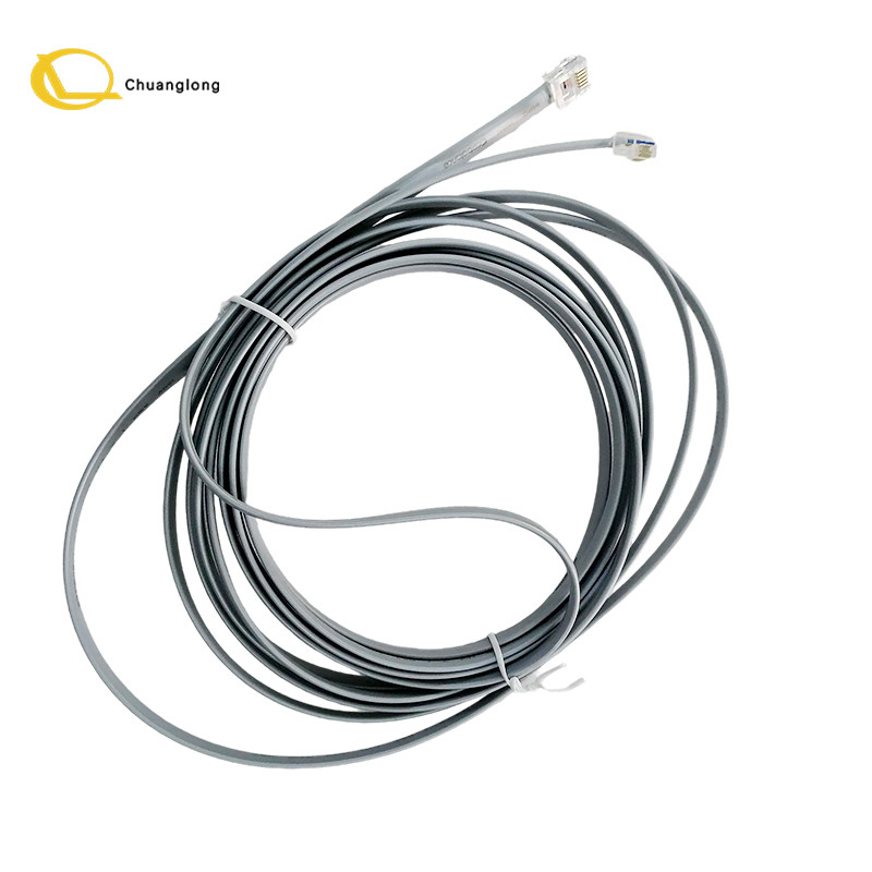 NCR ATM Machine Parts Cable 12-ft 4M RJ11 To RJ11 Shuter Cable 0090023178