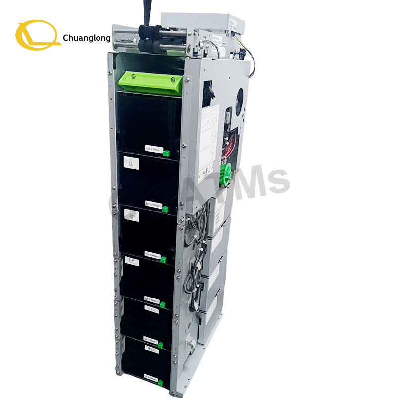 ATM Machine Parts Fujitsu F53 Dispenser F53 Bill Cash Dispensing Unit With 6 Cassettes KD03236-B053