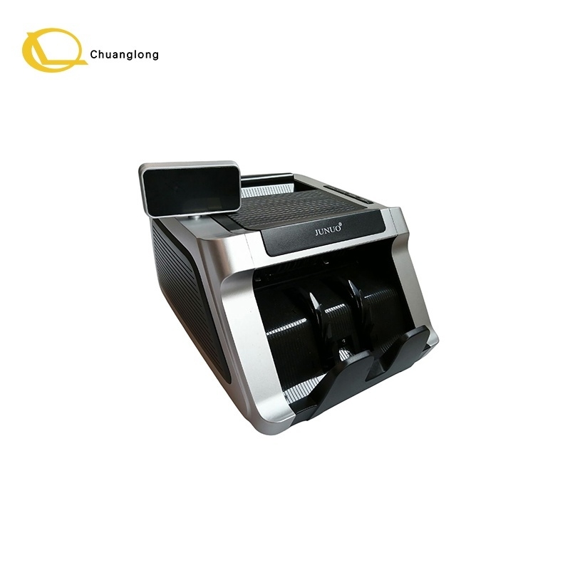 JUNUO C05 Money Counter Detector Black with LED Display Cash Bill Machine for Bank Counters