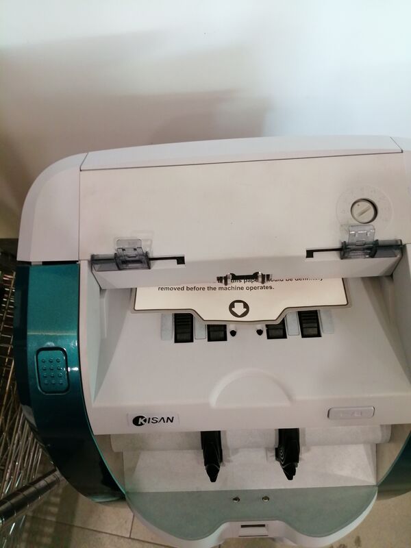 Kisan Banknote Sorting Machine Money Counter Detector Blue with LED Display Smart K3 S16E01-3659