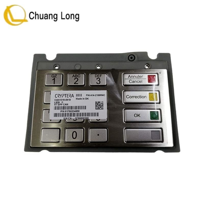 Wincor Nixdorf Diebold Nixdorf Original and New V7 EPP Encrypted Password Pinpad ATM Security Keypad Keyboard 01750234858 1750234858