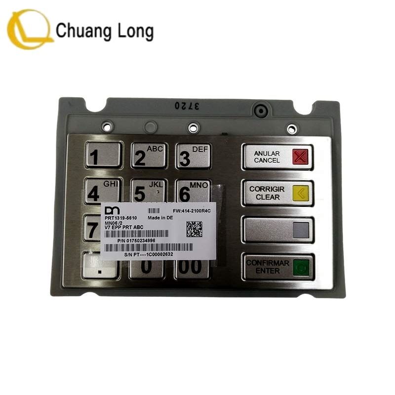 Diebold Nixdorf ATM Pinpad DN EPP V7 Keyboard PRT ABC Keypad Many Different Models for Sale 01750234996 1750234996