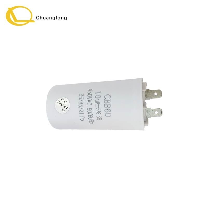 CBB60 60µF 450V AC Motor Run Capacitor 2-Wire 50/60Hz 50×95mm NCR Wincor Diebold ATM CRM Selfserv Kiosk Banking Machine Spare Part