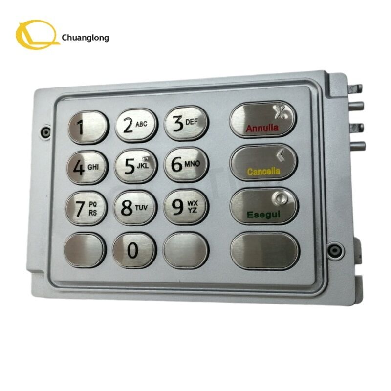 NCR Atleos ATM Spare Parts NCR EPP 3 Italy Layout Encryption Keyboard EPP3 Pinpad 445-0744366 4450744366 Gen 2 for NCR ATM Part