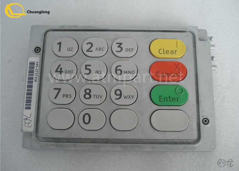 NCR Durable Atm Numeric Keypad , 66XX Atm Skimmer Pinpad EPP Material