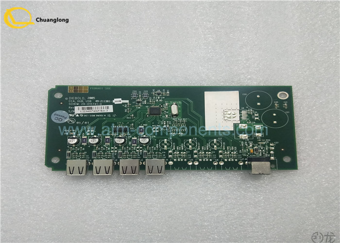 328 PCB Diebold ATM Parts 4 Port USB Hub Customized Size 49211381000B Model