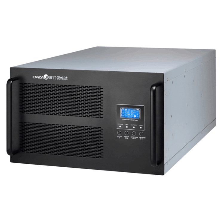 Black Uninterruptible Power Supply Rack Mount UPS Extension Machine