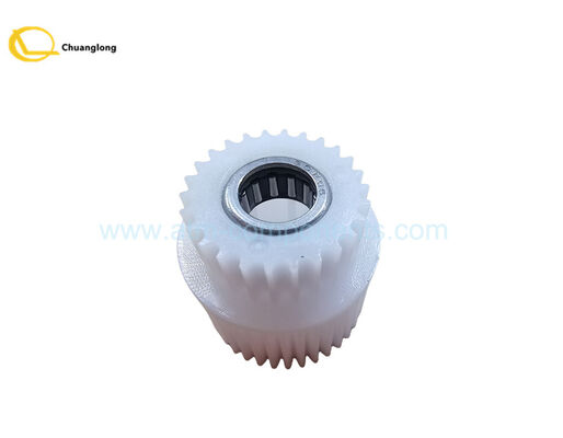 Good price 4450632941 445-0632941 ATM Machine Parts NCR double gear ATM rubber pulley Gear Pulley 36T/26G with bearing online