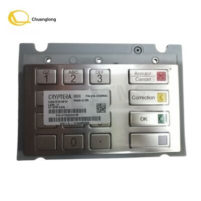 Good price ATM Machine Spare parts 1750234858 Original Diebold V7 EPP Encrypted PIN Pad Keyboard Secure ATM Keypad 01750234858 online