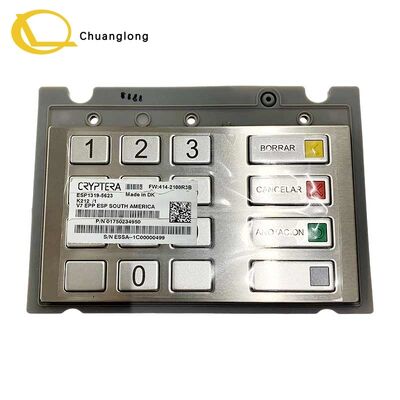Good price Diebold Nixdorf DN V7 EPP ESP SOUTH AMERICA 01750234950 V7 Encrypting PIN Pad Keyboard 2050XE ATM CRM CRS Selfserv Kiosk 1750234950 online